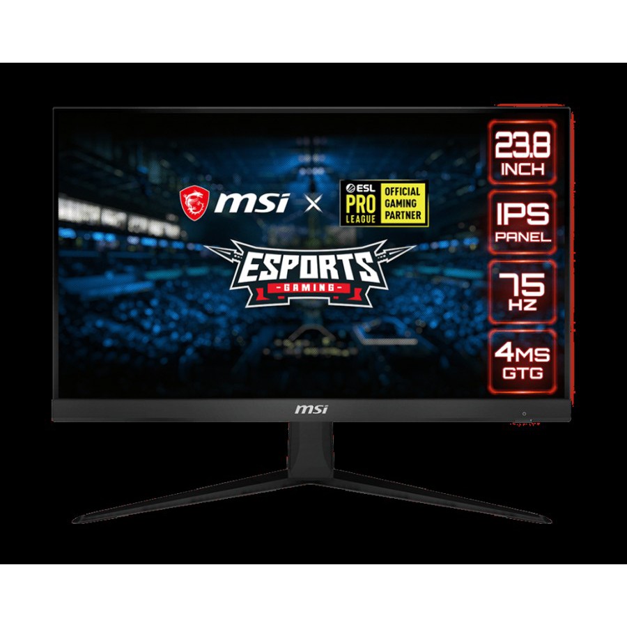 MONITOR MSI Optix G241V Monitor Gaming 24 Inch - FHD IPS 75Hz Full HD