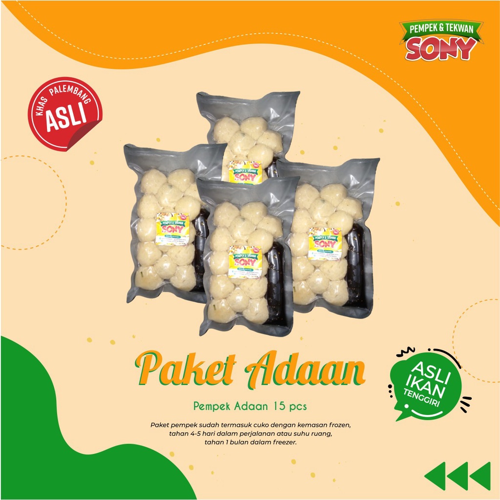 

Pempek Adaan 15 pcs