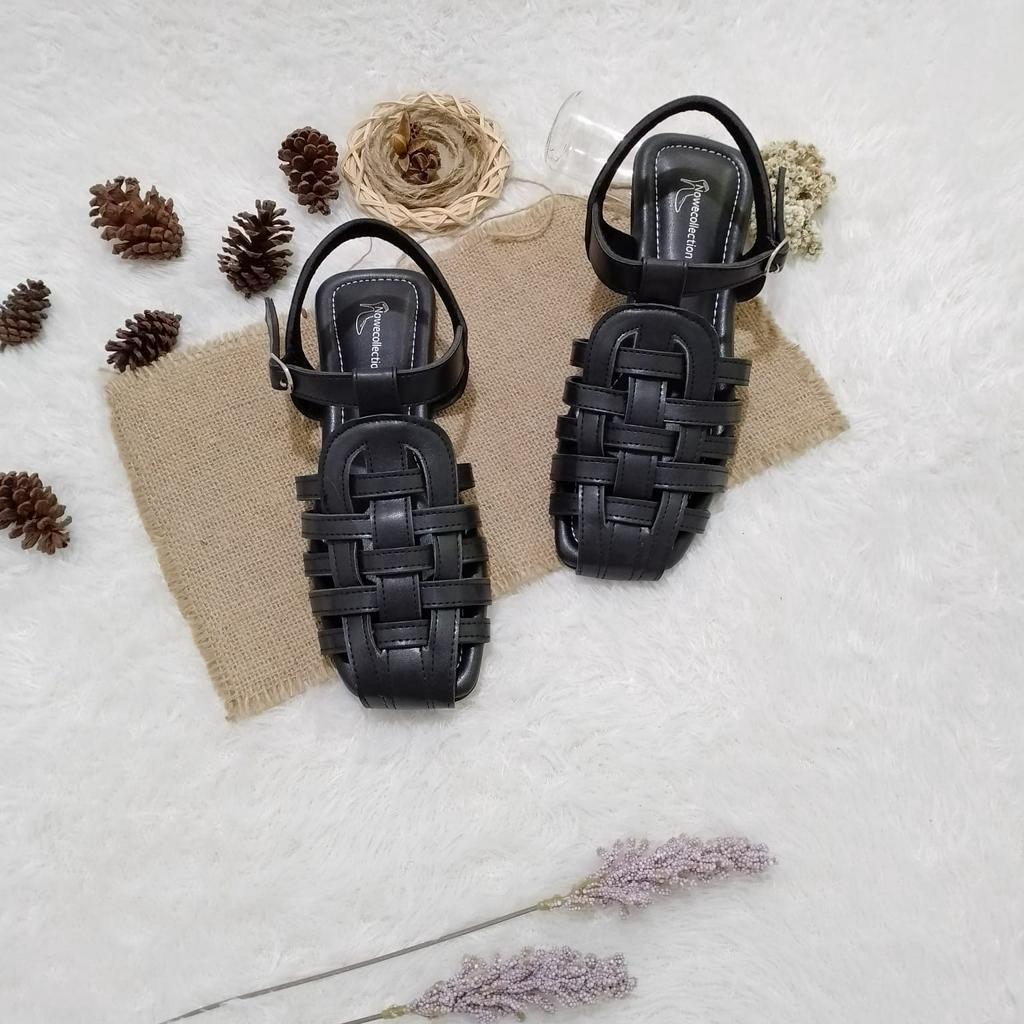 Sandal Flat Wanita POPPY Sandal Wanita Kekinian Kasual NESANH