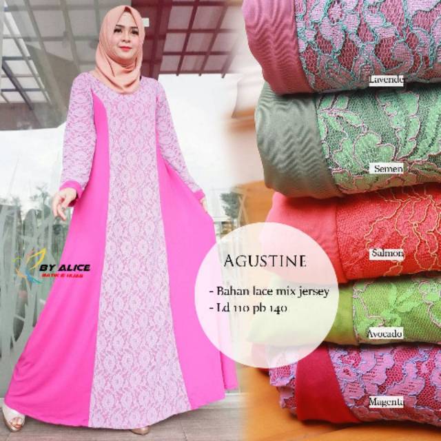 Baju dress agustine
