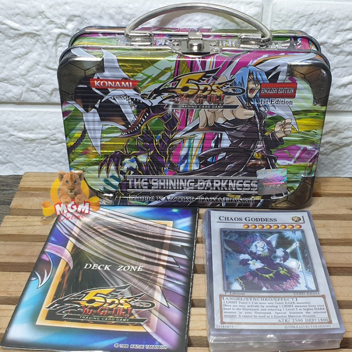 KONAMI KOPER Kartu YuGiOh 5DS Kaleng The Shining Darkness YU-GI-OH
