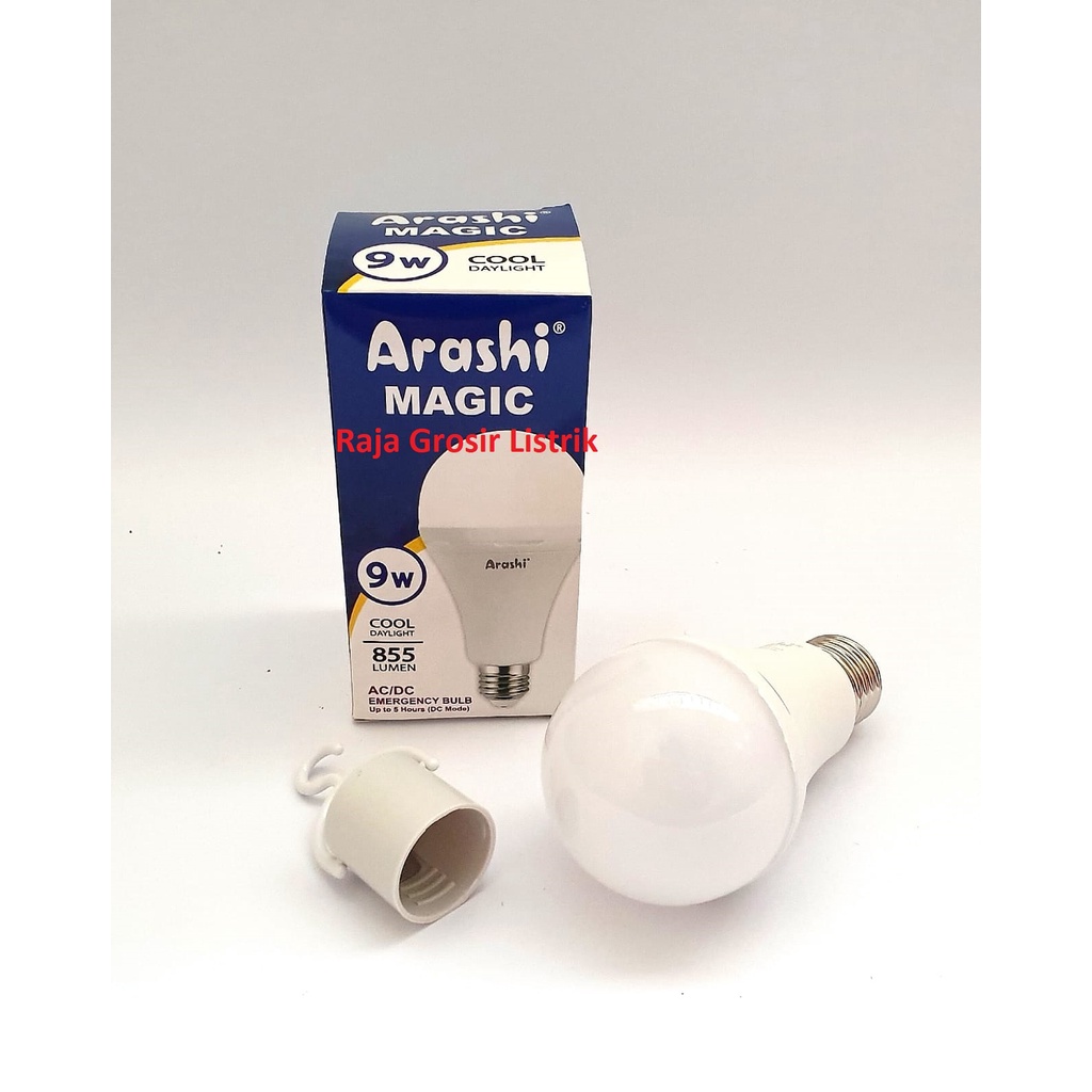 Arashi Magic 9 Watt Lampu Emergency LED Termurah