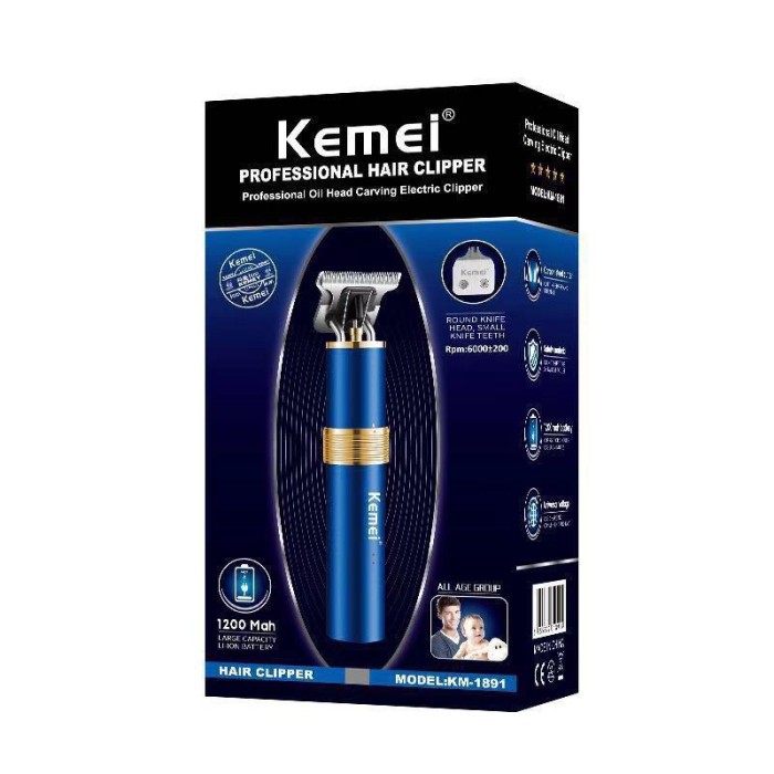 KEMEI Km 1891 PROFESIONAL TRIMMER MESIN CUKUR RAMBUT KEMEI KM 1891