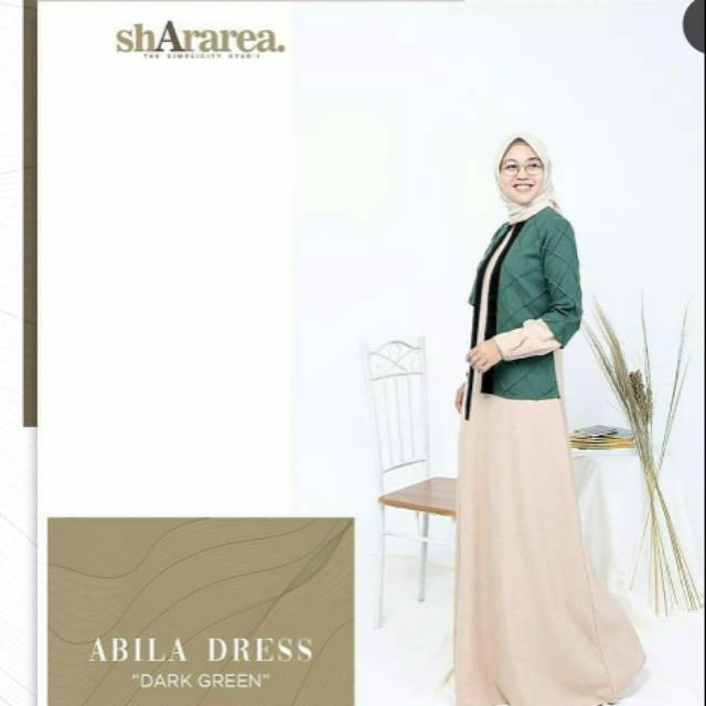 Abila dress/Gamis shararea/Gamis Syar'i