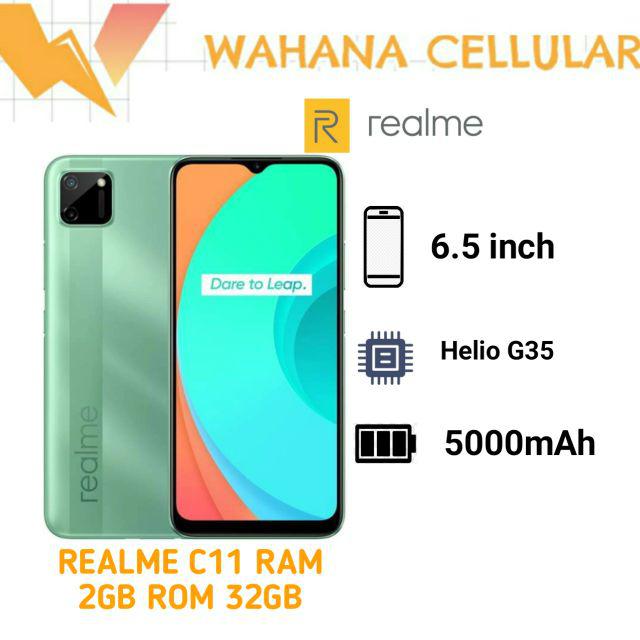 HP REALME C11 RAM 2/32GB GARANSI RESMI REALME INDONESIA-Hijau