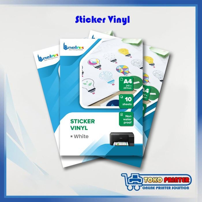 

MURAH MERIAH KERTAS STICKER VINYL A4 INKJET / STIKER VINIL / VYNIL !