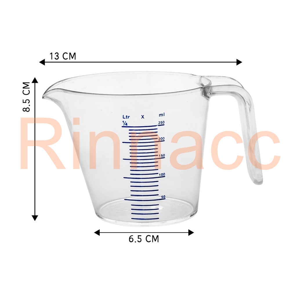 Gelas Takar Gelas Ukur Air Greenleaf 350mL Ramona / Takaran Gelas Measuring Cup 350 mL Green Leaf GL1822