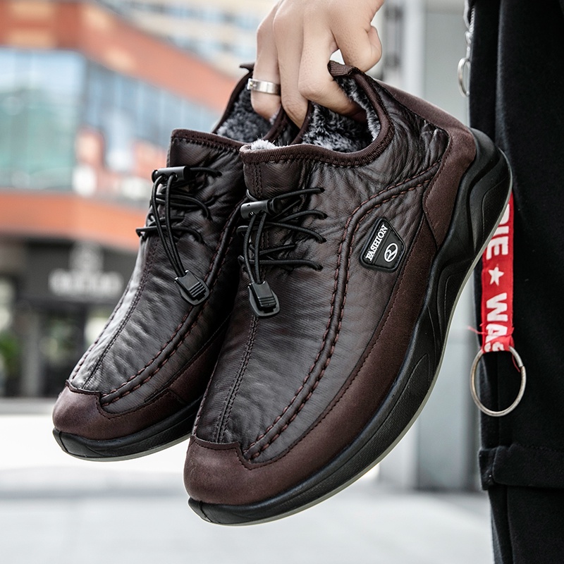 Sepatu Formal Pria Pantofel Sepatu Tali Sneaker Import Kerja Murah Sepatu Waterproof Santai Hitam Cokelat 005