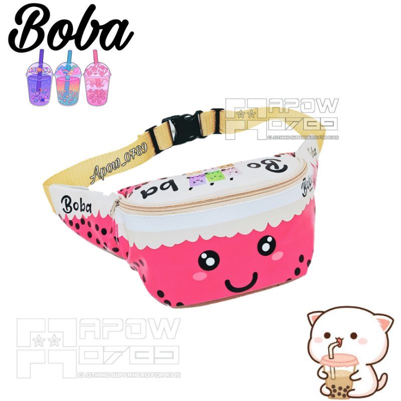 Waistbag BOBA / Tas Selempang Anak Perempuan Usia 2-10thn