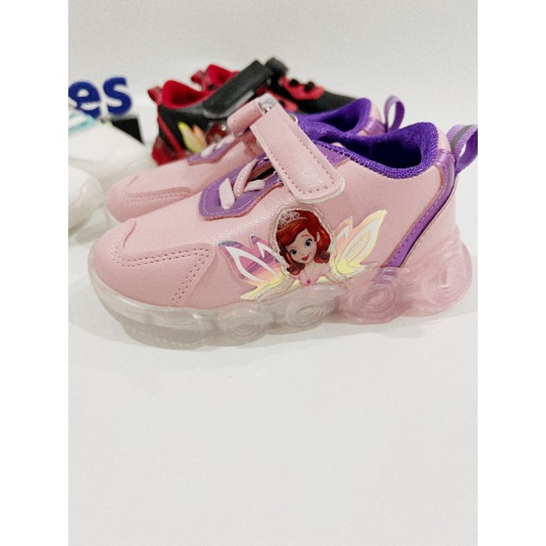 Sepatu Svekes Sepatu Sneakers cewe cowo sepatu lampu Sepatu import sepatu led Kulit lembut Baby shoes sepatu kasual sepatu lampu