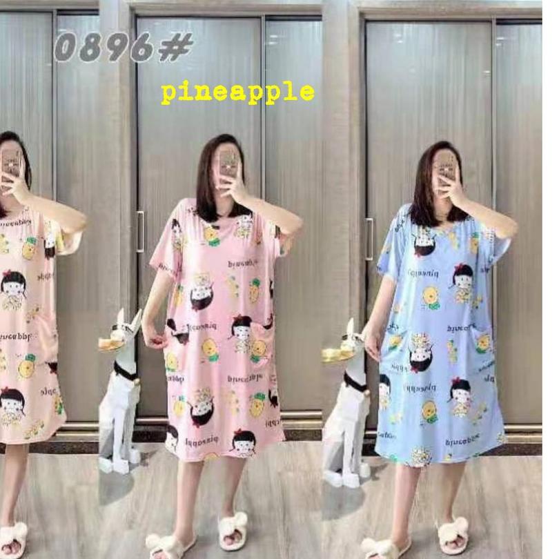 ➥ Daster Kantong Impor Spandex Super Jumbo Ld 122 - 142 Cm ★