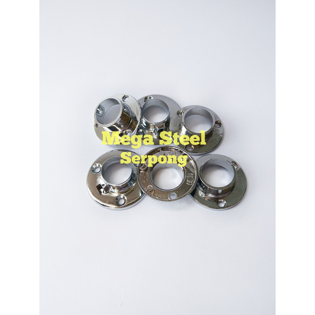 Bracket braket Pipa Bulat Topi Stainless 5/8 Inch