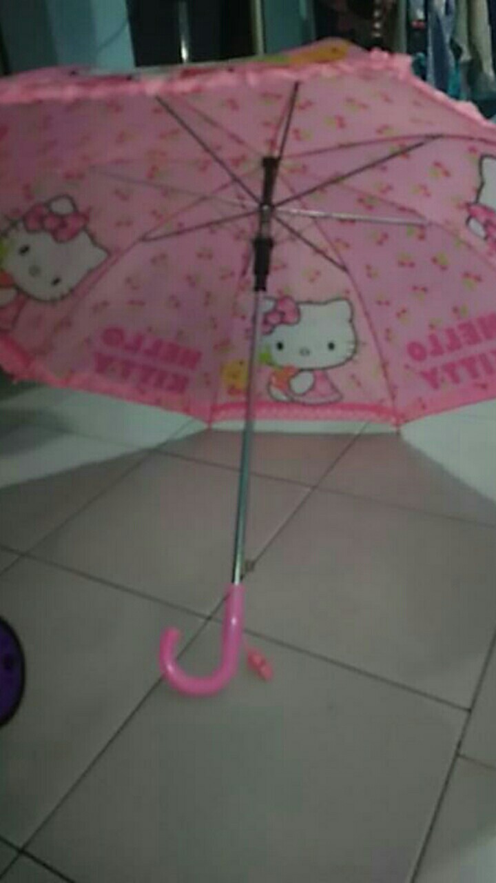 Payung Anak Hello Kitty - Looney Tunes Merk Walet 319