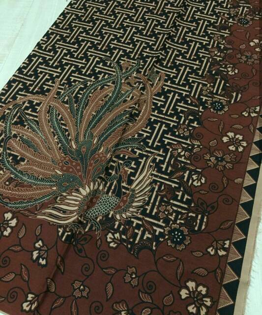 Kain Batik sogan Gedhek Cenderawasih