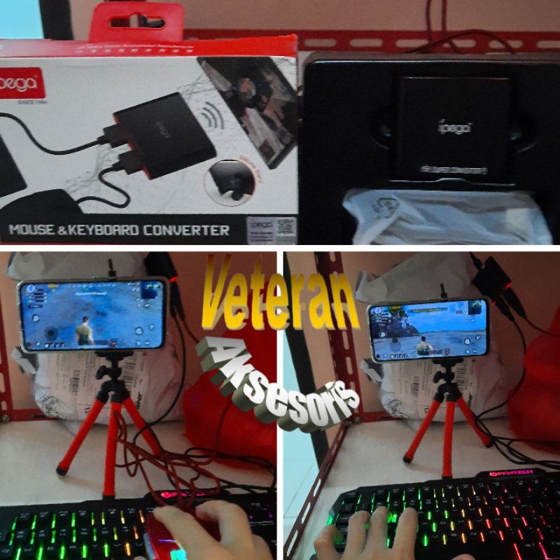 Ipega Bluetooth Mouse and Keyboard Super Converter PG 9116