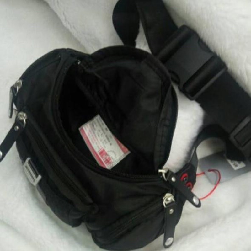 Tas pinggang Waistbag Tough Warrior Pria Original Tas model pinggang Army bahan super anti air quality