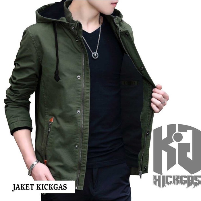 JAKET PRIA KICKGAS KENZO SEMI PARKA
