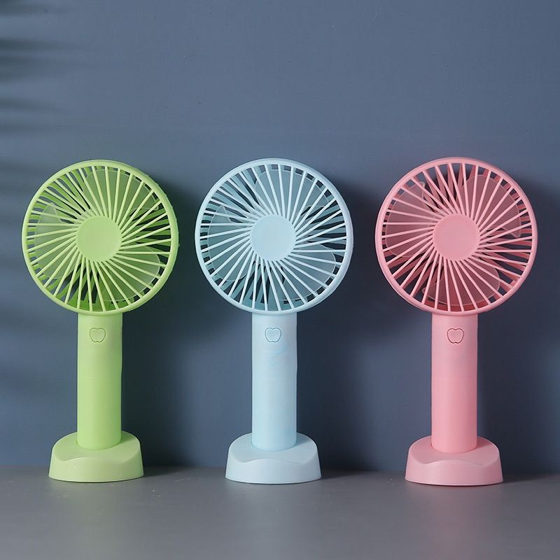 kipas angin mini fan genggam berdiri portable ada dudukan bisa berdiri baterai charger cocok buat traveling