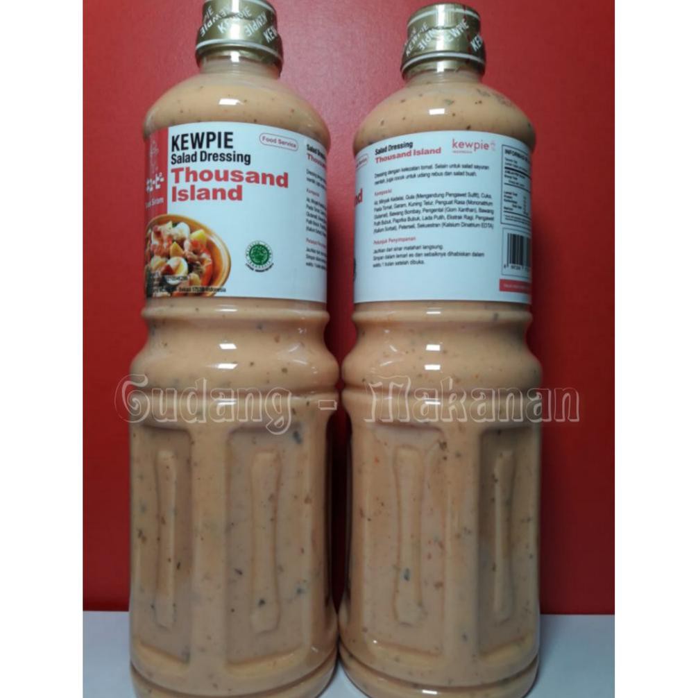 

{BISA COD} Kewpie Salad Dressing Thousand Island 1 Liter BERGARANSI [Kode 1|Kode 2|Kode 3|Kode
