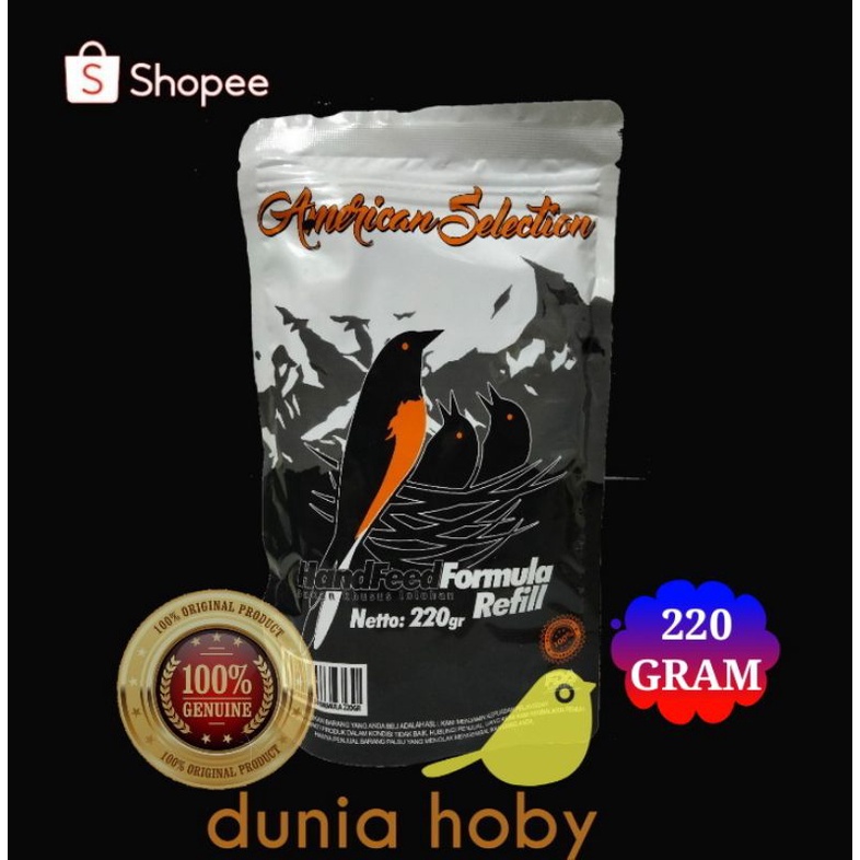 Pakan Lolohan Anakan Burung Murai Batu 220 Gram Handfeed