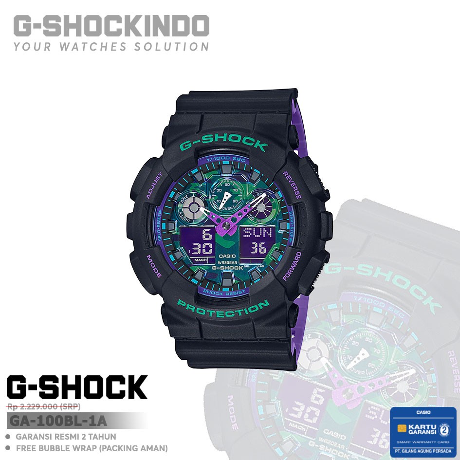 Casio G-Shock GA-100BL-1A / GA-100BL-1ADR Original