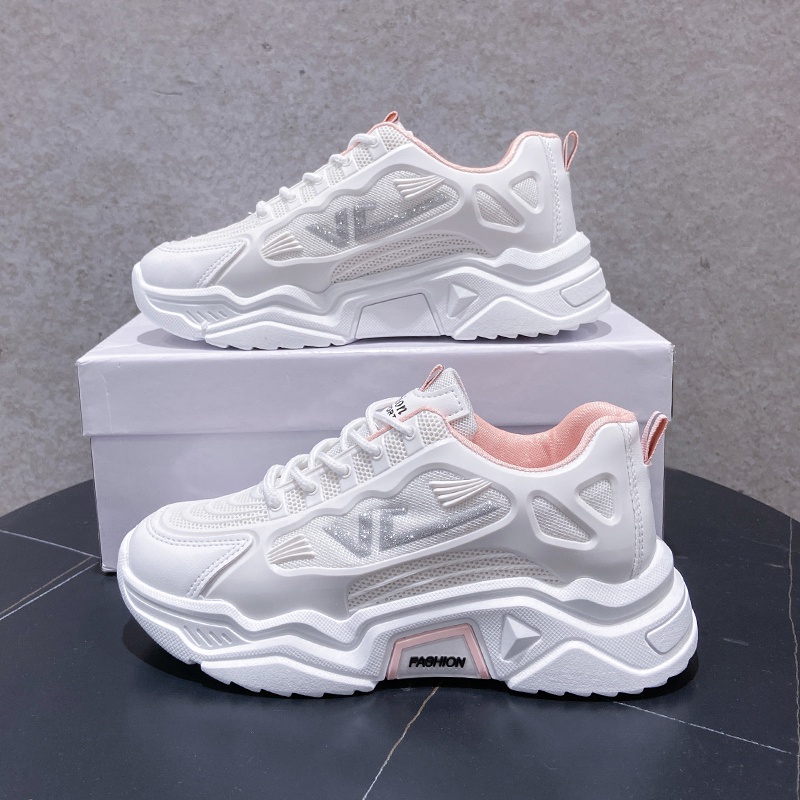 [DREAM] 129 Sepatu Sneaker Putih Wanita Premium Quality Sepatu Olahraga Sepatu Sneakers Wanita Kulit PU Premium