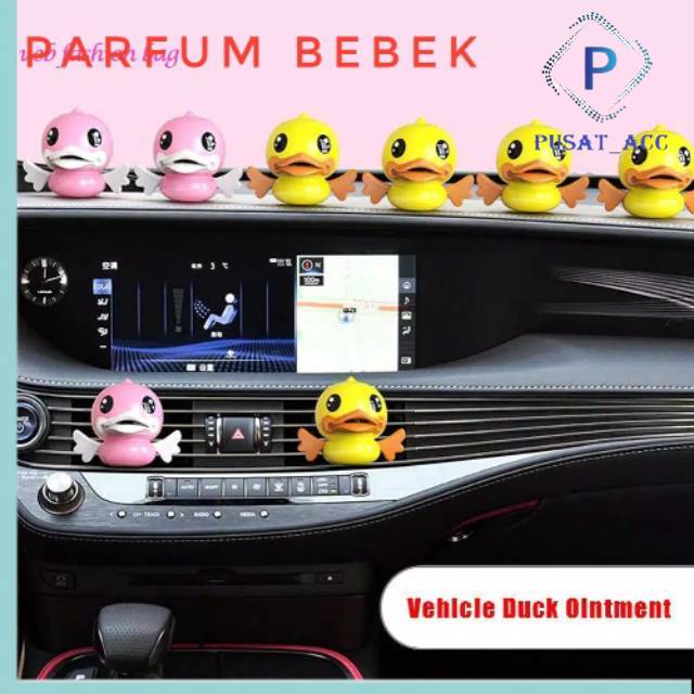 Parfum Mobil Bebek Pengharum Mobil Bebek -Cartoon Duckling Car Air Freshener Auto Air Conditioning