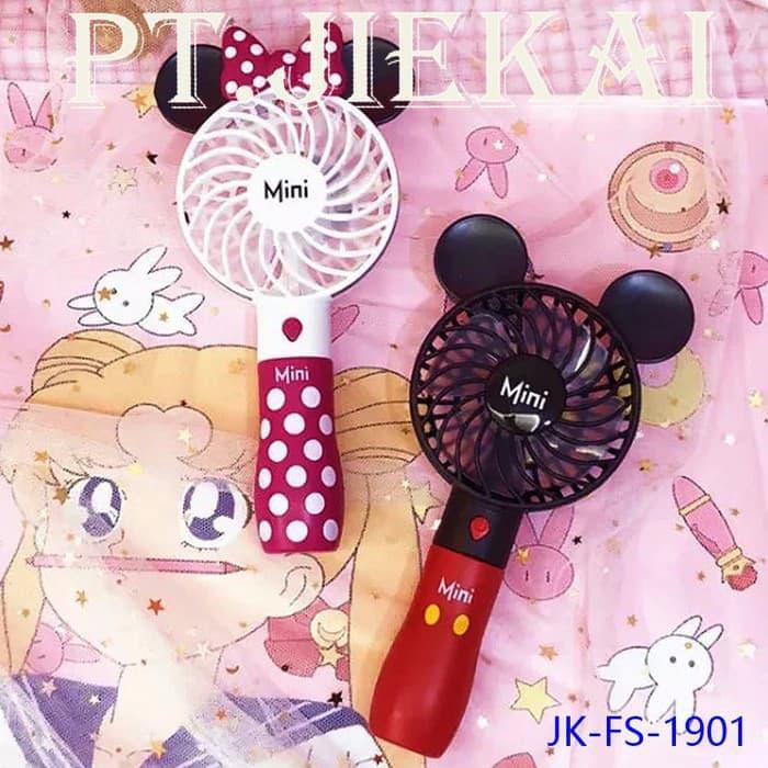 KIPAS ANGIN KARAKTER MICKEY MINNIE MOUSE / MINI FAN PORTABLE KARAKTER