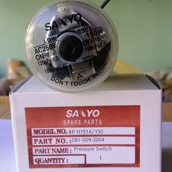 Spare Part Otomatis / Pressure Switch Pompa Air Sanyo Tipe PH 151