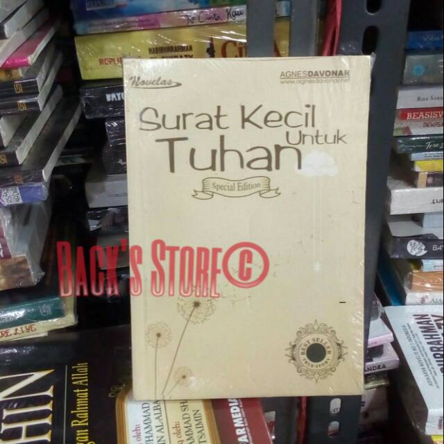 Jual Buku Novel Surat Kecil Untuk Tuhan Special Edition By Agnes Davonar Shopee Indonesia 