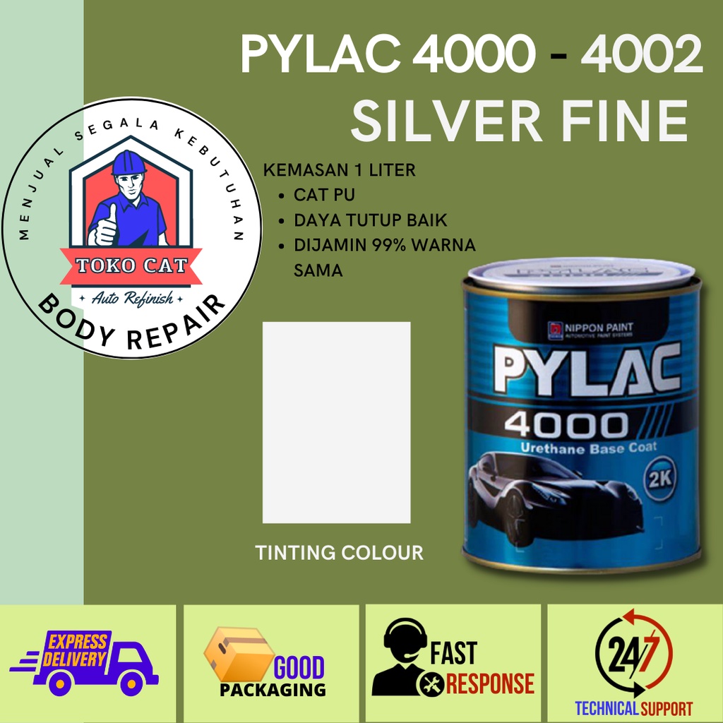 CAT MOBIL PU (POLYURETHANE) NIPPON PAINT CAT PU PYLAC 4000 - SILVER FINE