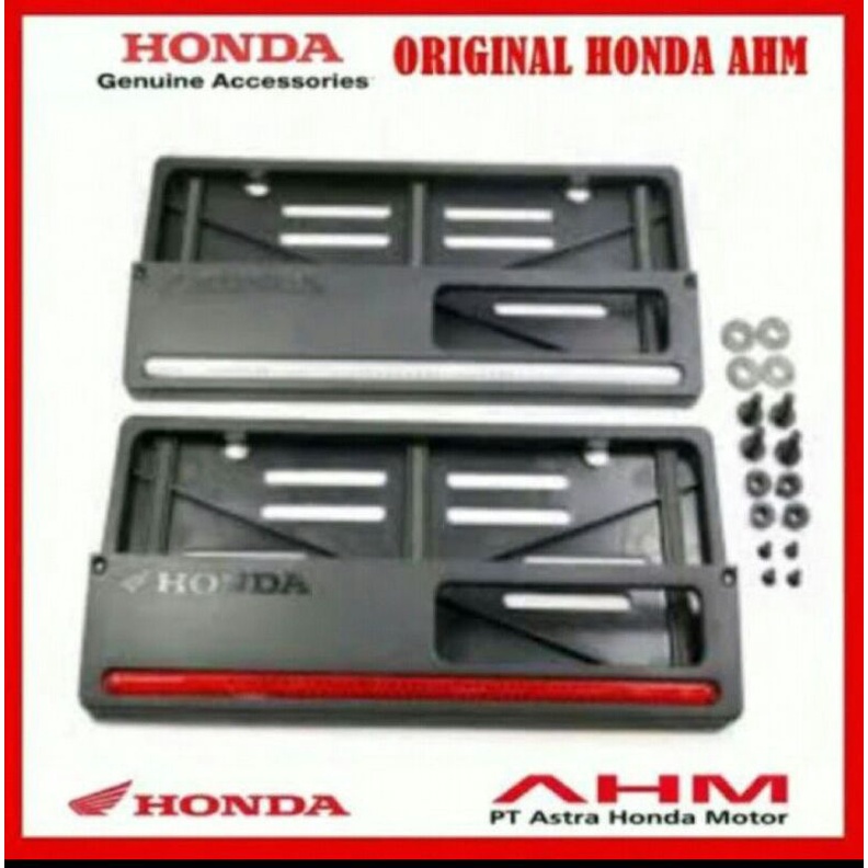 plat nomor AHM ori honda