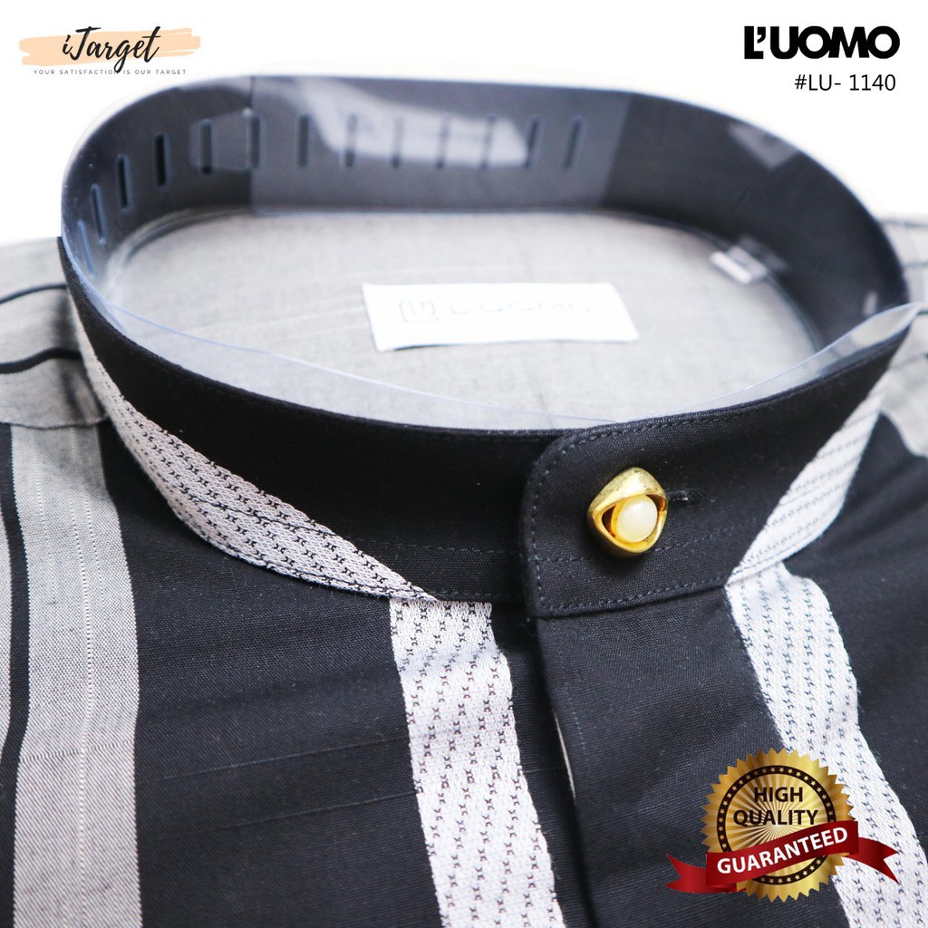 Kemeja Koko PREMIUM Lengan Pendek Bahan Katun Halus LUOMO 1140
