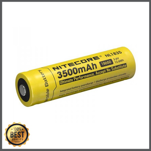 TG-BB026 NITECORE 18650 Baterai Li-ion 3500mAh 3.6V - NL1835