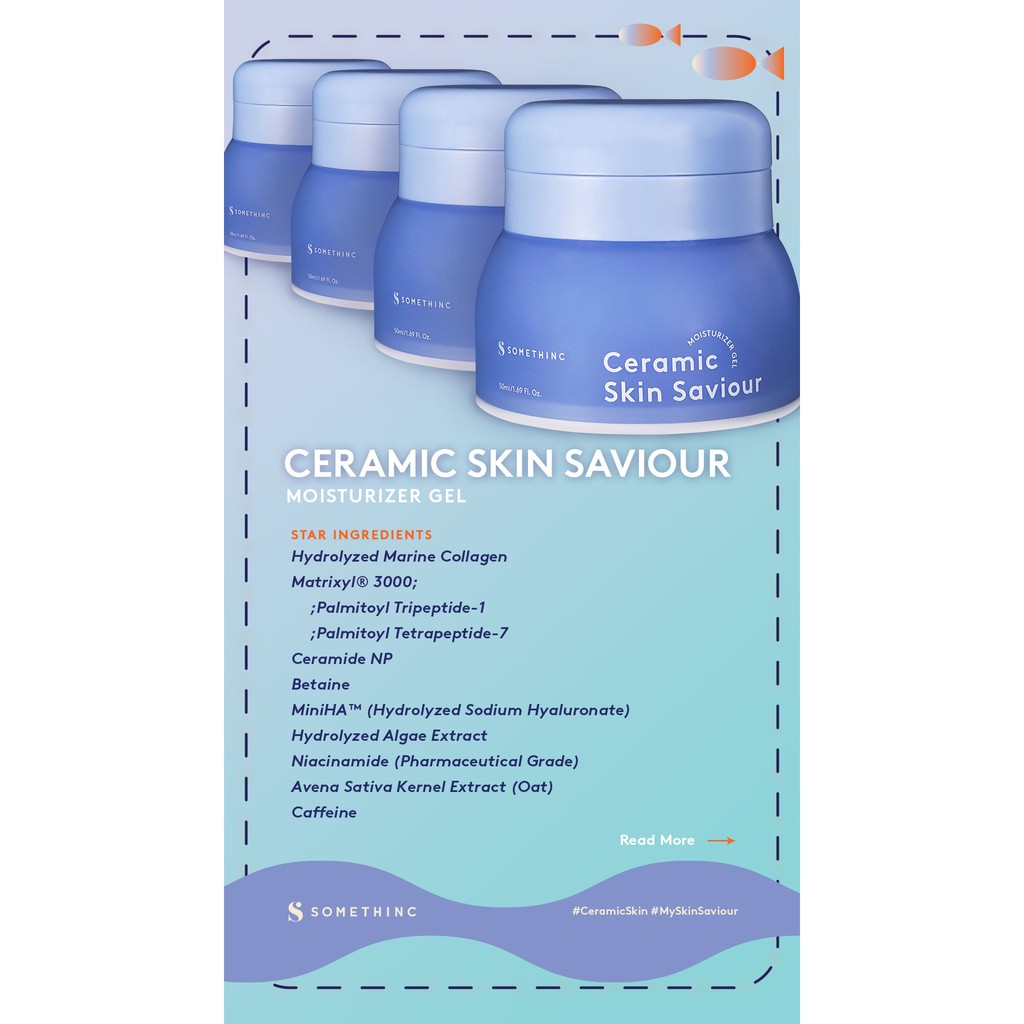 BISA COD - SOMETHINC CERAMIC SKIN SAVIOUR ORIGINAL BPOM 25 ML GANTI PACKING