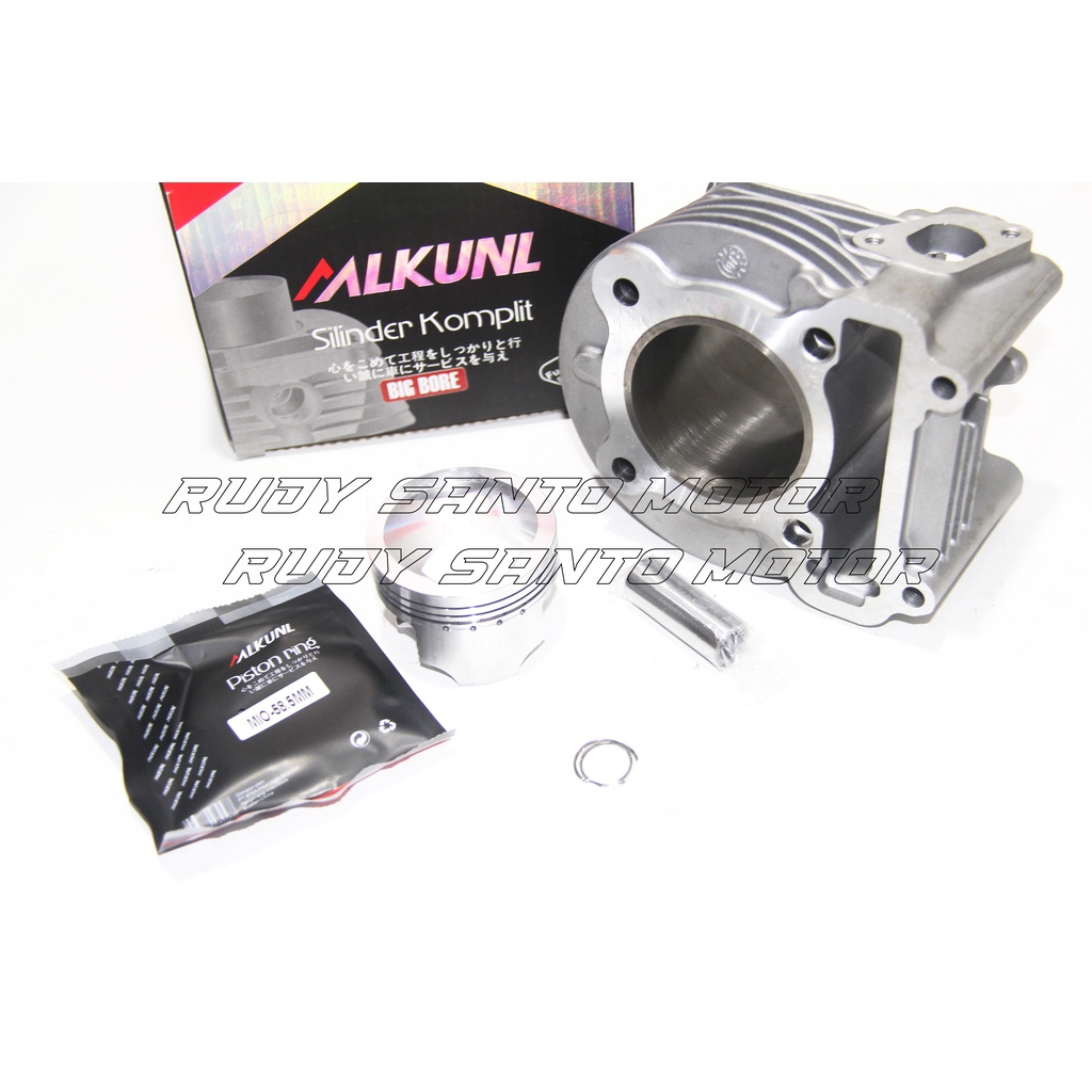 Block Blok seher 58,5mm boring assy mio new old mio fino karbu 150cc