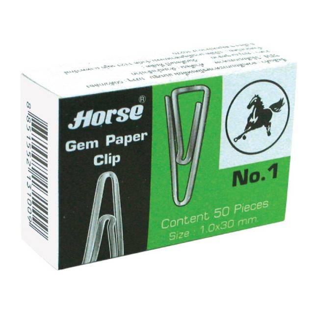 

Horse Gem Clips No 1(Triangular Shape)