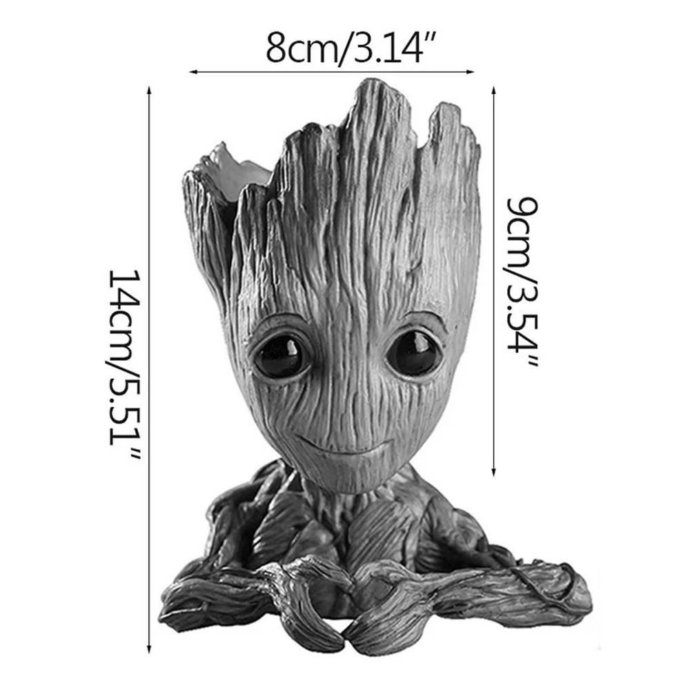 [Elegan] Groot Pot Bunga High Quality Multifungsi Garden Planter Untuk Hadiah Pena Pot Groot Model Mainan