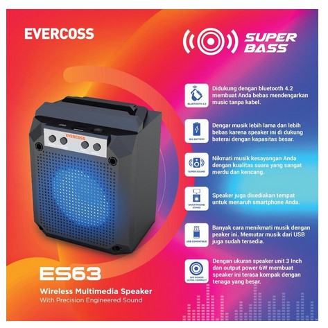 SPEAKER MULTIMEDIA WIRELESS Evercoss ES63