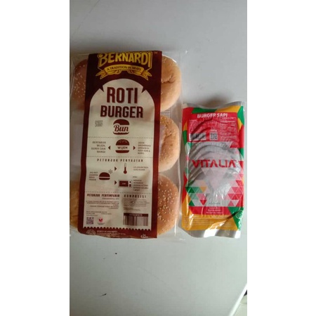 

Roti burger paket hemat