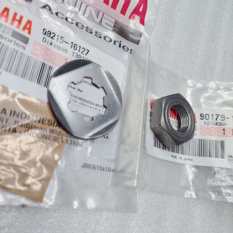 Nut mur gear ger depan rxking rx king rxk rxs yt115 l2s yz125b dt100 rs100 l2super original 90179 16