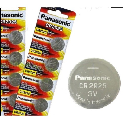 Baterai Panasonic CR2025 3V CMOS battery Batre kancing 3 volt CR 2025