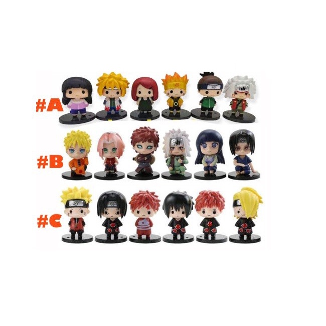 Action Figure Naruto Hinata Jiraiya Rin Minato Figure Karakter Naruto Anime