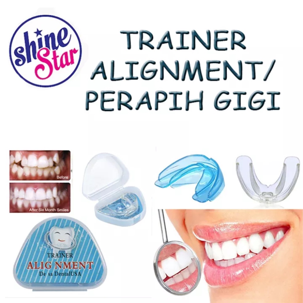 SHINE STAR - Best Seller Trainer Alignment Behel Pelurus Gigi 100% ORIGINAL - Alat Perapi Gigi Karet 1 Pcs