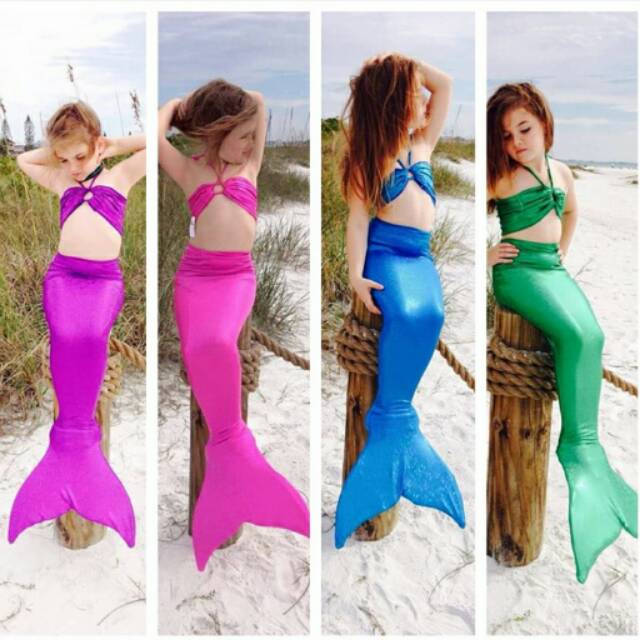  Baju  renang putri  duyung  kostum mermaid princess ariel 