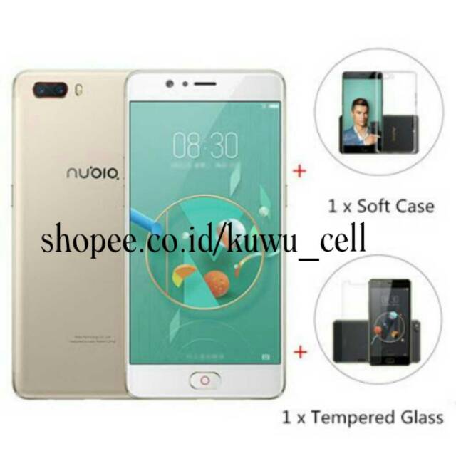 NUBIA M2 WHITE GOLD RAM 4GB/64GB NEW GARANSI RESMI