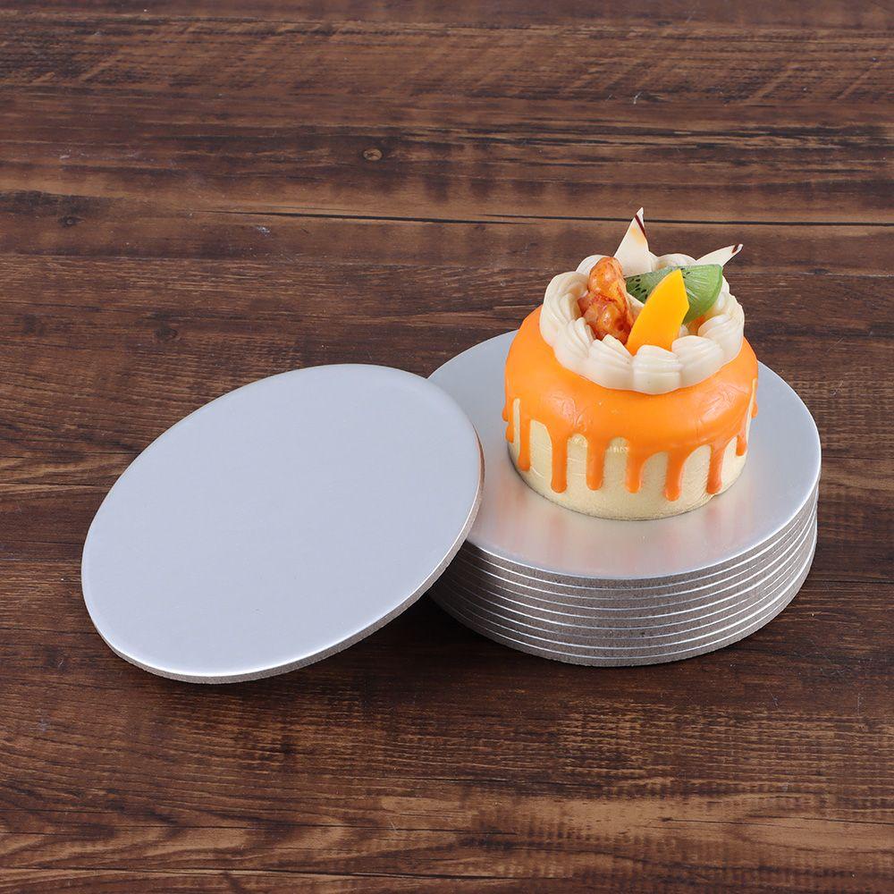 Suyo 10pcs / Set Papan Bulat Diameter 12 / 16 / 22 / 26cm Untuk Membuat Kue Mousse / Dessert / Cupcake Handmade DIY