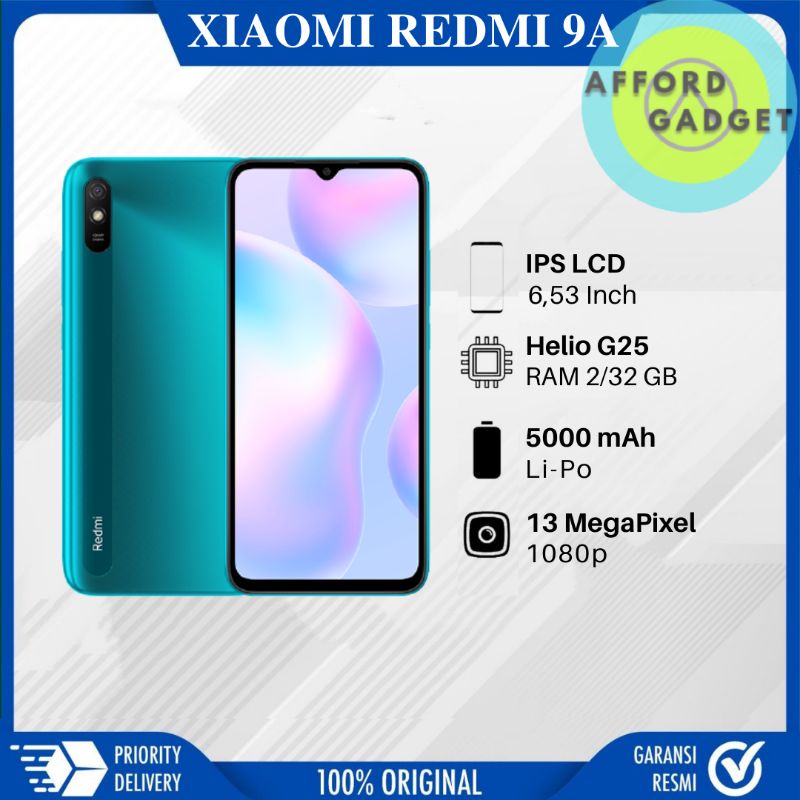 XIAOMI REDMI 9A GARANSI RESMI