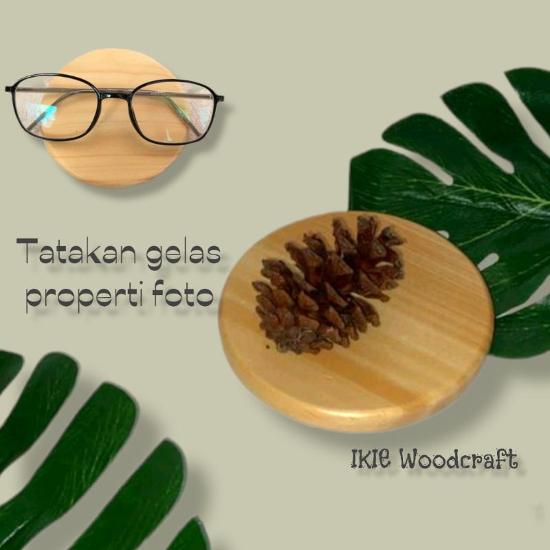 Tatakan Gelas Kayu Diameter 5-6-7-8-9-10 cm