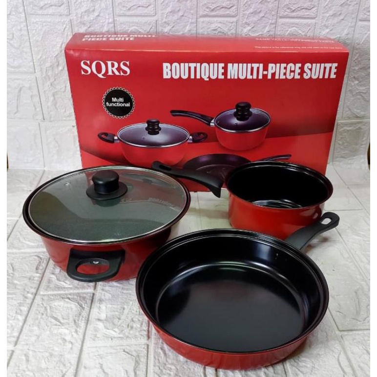Panci Wajan Anti Lengket 3 Set serbaguna